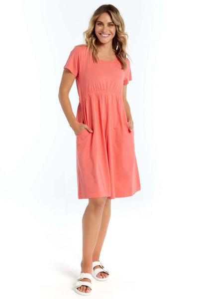 Betty Basics Milla T-Shirt Dress in Strawberry - Hey Sara