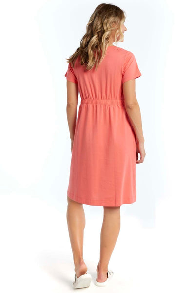 Betty Basics Milla T-Shirt Dress in Strawberry - Hey Sara