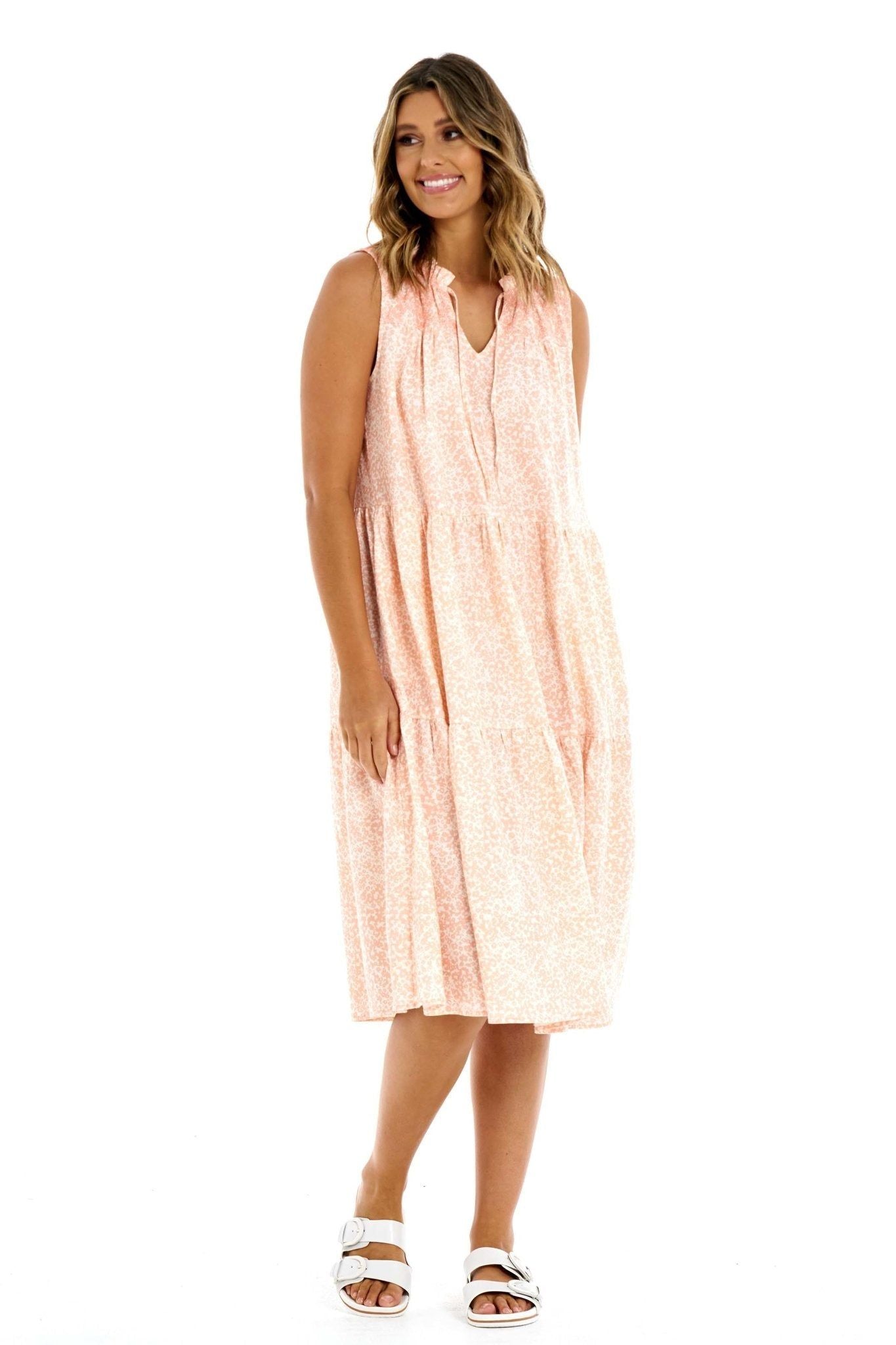 Betty Basics Miranda Linen Dress in Fleur Print - Hey Sara