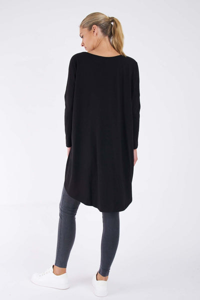 Betty Basics Nelly Long Sleeve Top in Black - Hey Sara