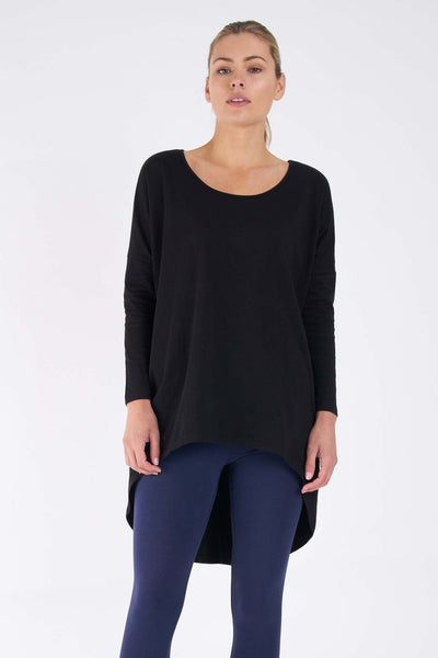 Betty Basics Nelly Long Sleeve Top in Black - Hey Sara