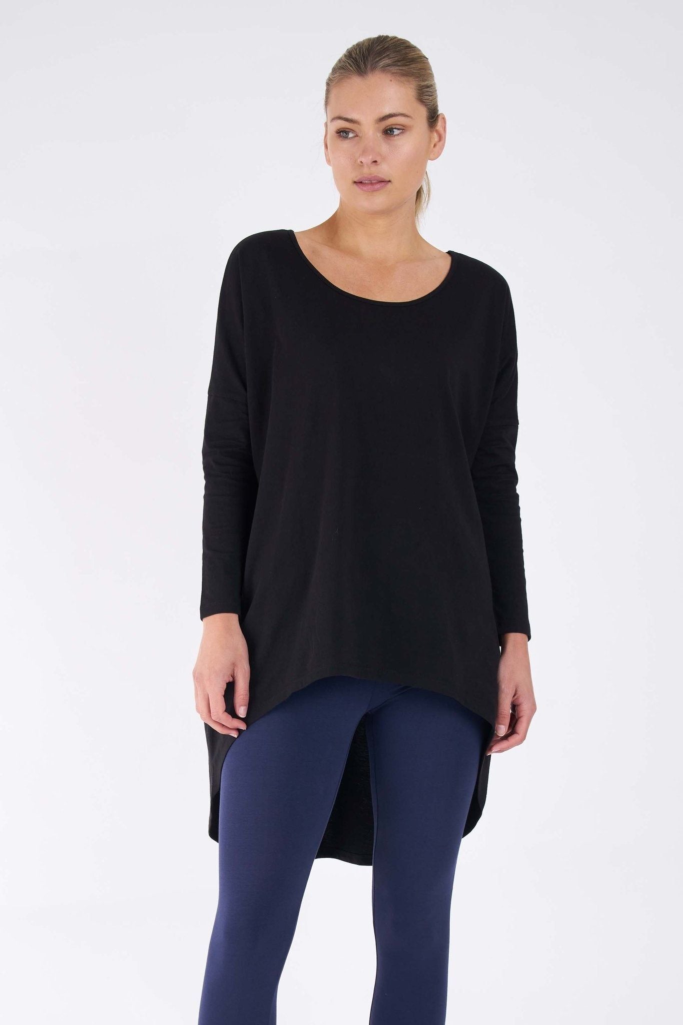 Betty Basics Nelly Long Sleeve Top in Black - Hey Sara