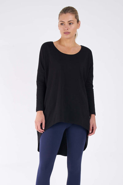 Betty Basics Nelly Long Sleeve Top in Black - Hey Sara