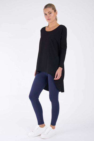 Betty Basics Nelly Long Sleeve Top in Black - Hey Sara