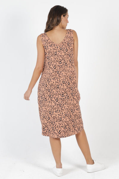 Betty Basics Oman Dress in Lynx Print - Hey Sara