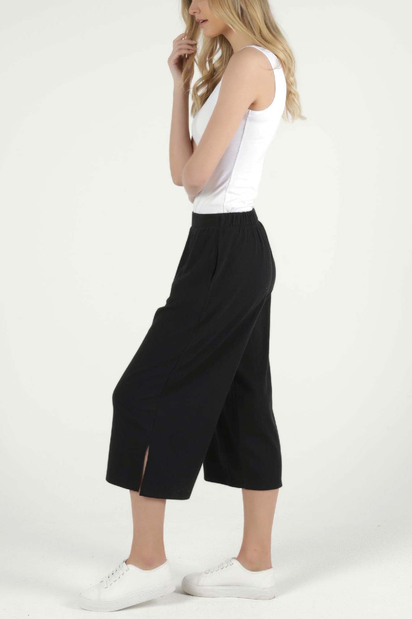 Betty Basics Palos Crop Pant in Black - Hey Sara