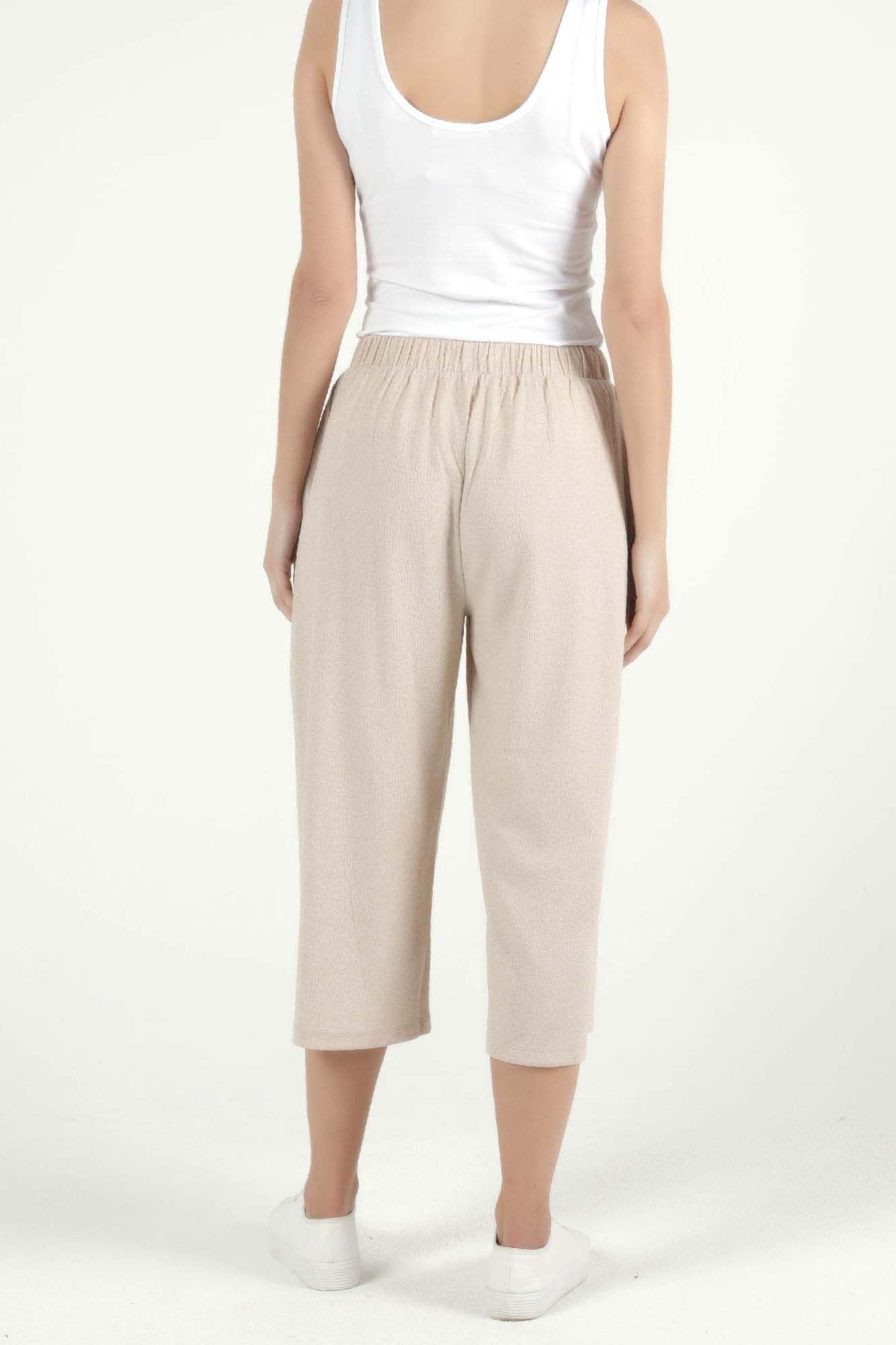 Betty Basics Palos Crop Pant in Gardenia - Hey Sara