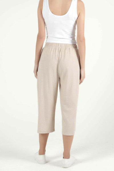 Betty Basics Palos Crop Pant in Gardenia - Hey Sara