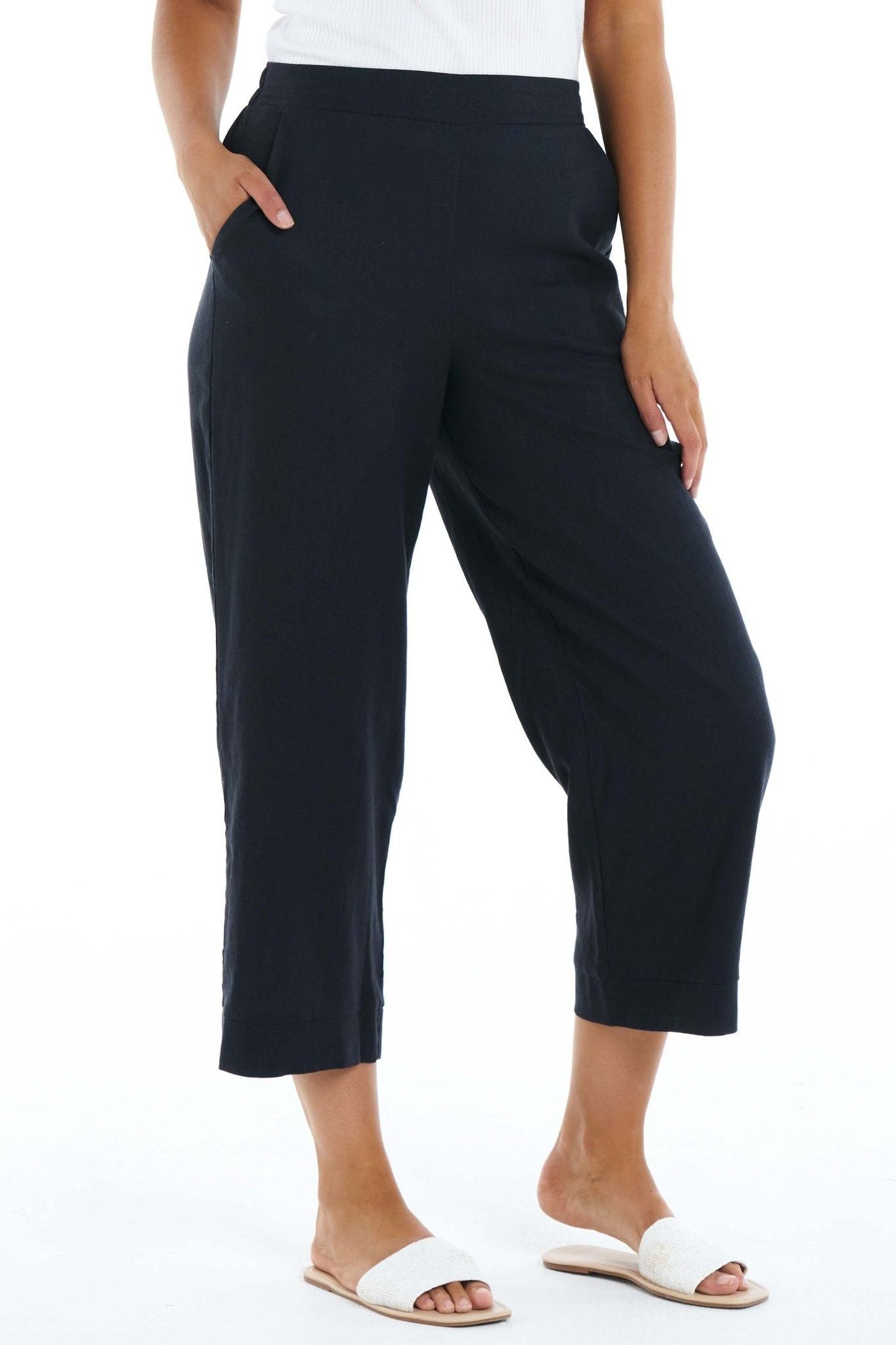 Betty Basics Parker Pant in Indi Grey - Hey Sara