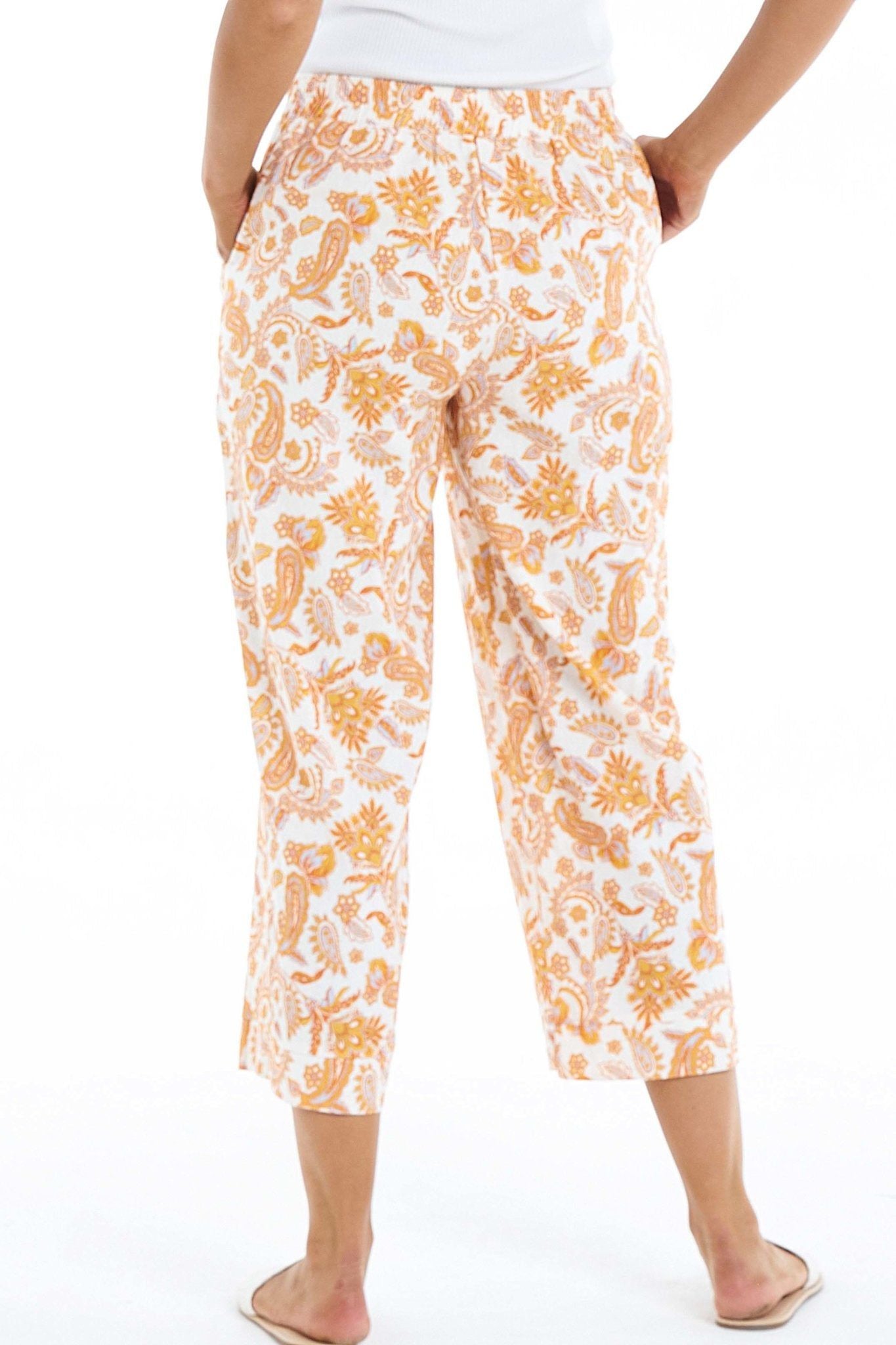 Betty Basics Parker Pant in Paisley Print - Hey Sara