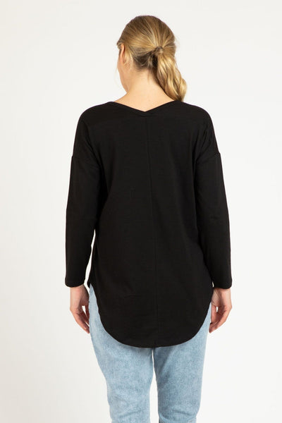 Betty Basics Phoebe Top in Black - Hey Sara