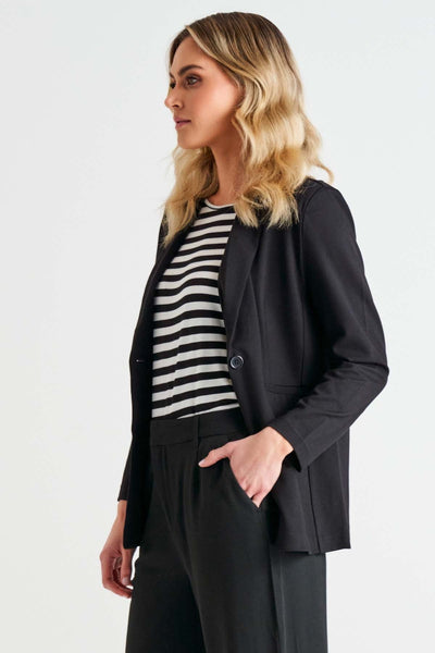 Betty Basics Portsea Blazer in Black - Hey Sara