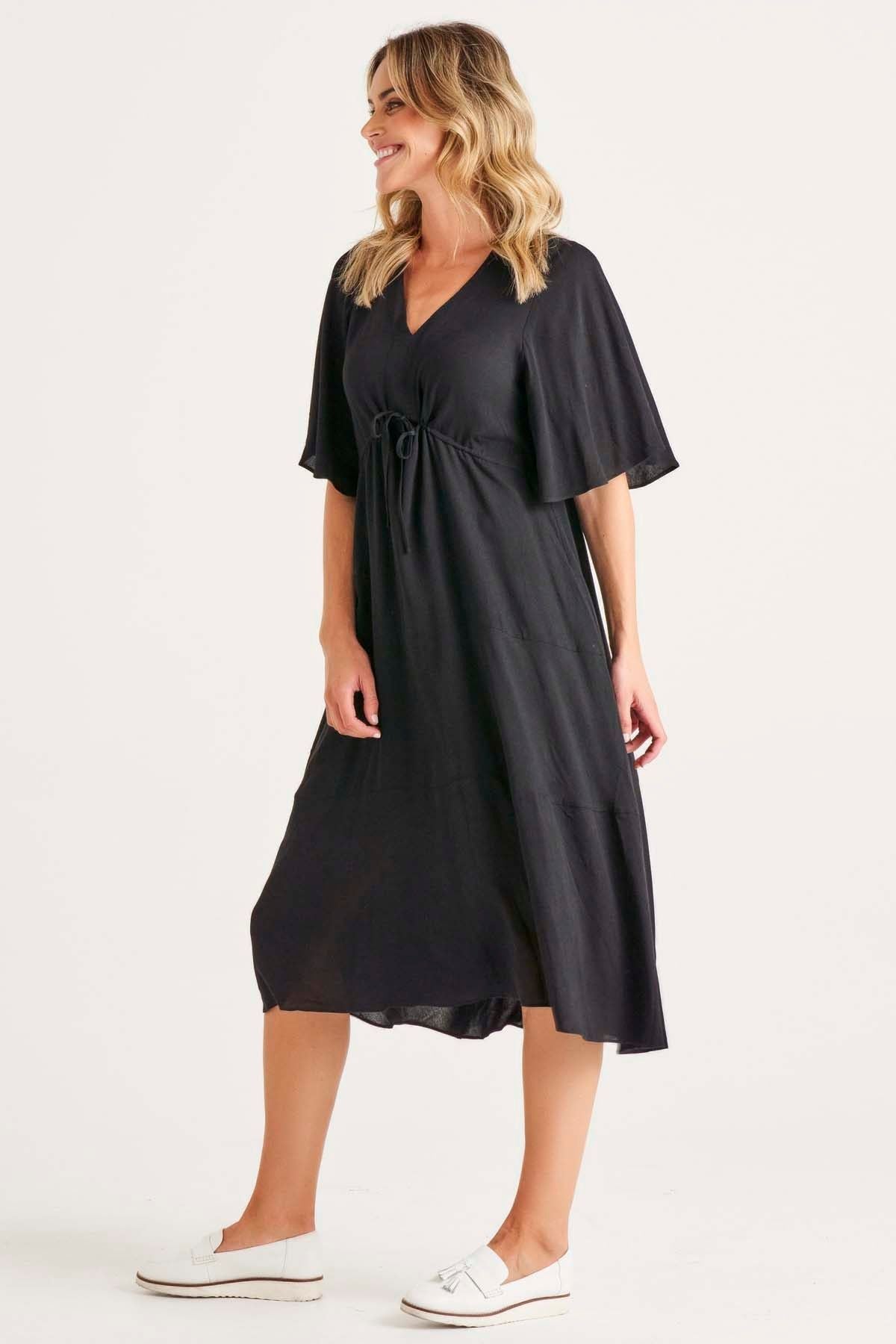 Betty Basics Saint Lucia Dress in Black - Hey Sara