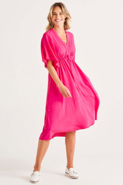 Betty Basics Saint Lucia Dress in French Rose - Hey Sara