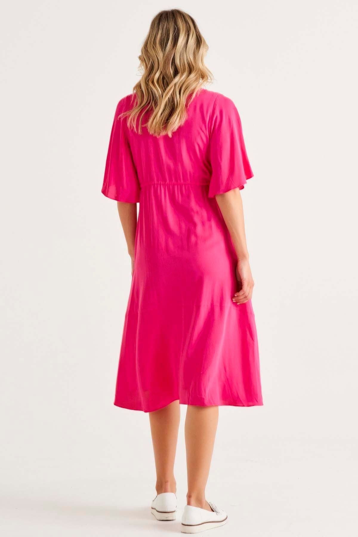 Betty Basics Saint Lucia Dress in French Rose - Hey Sara