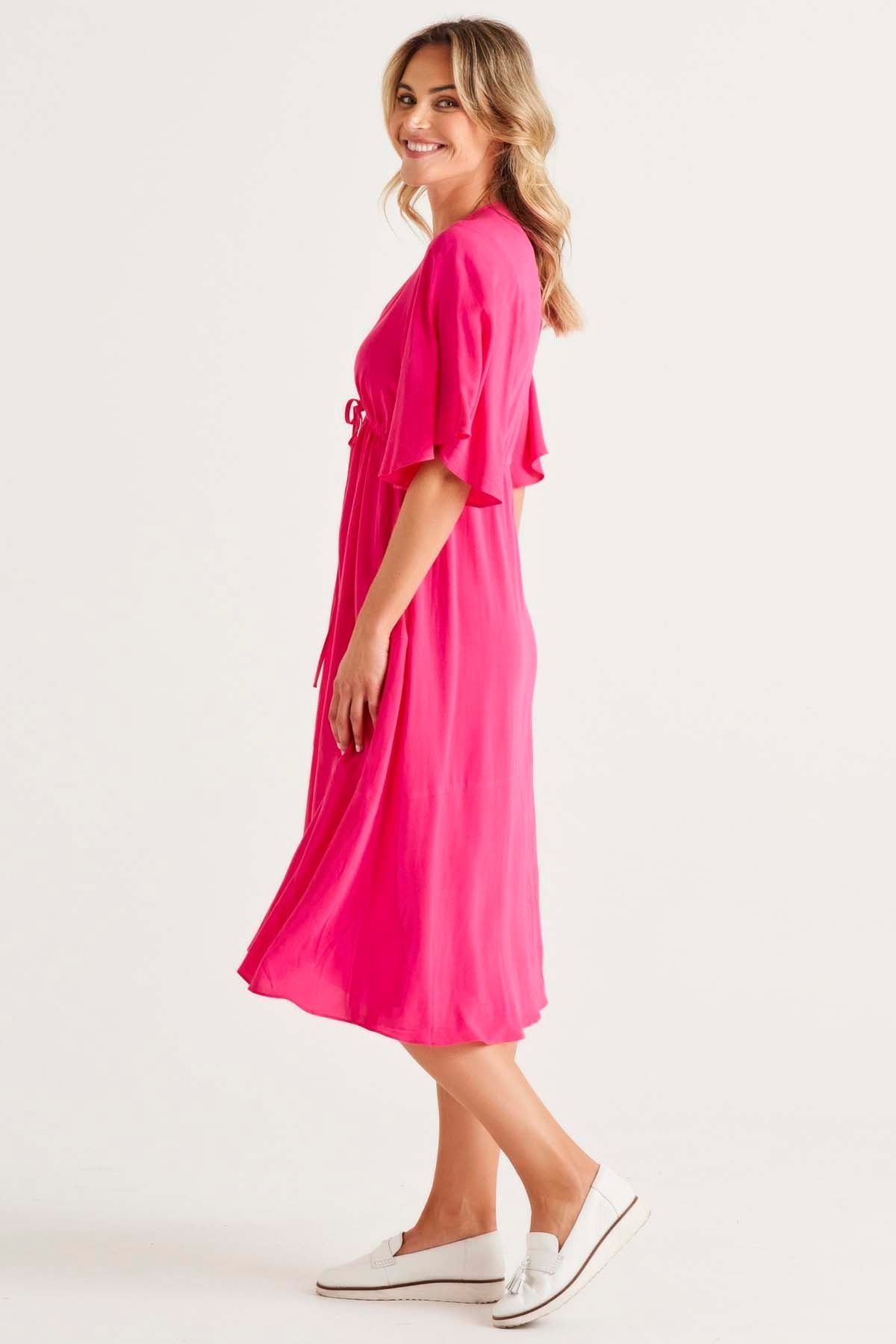 Betty Basics Saint Lucia Dress in French Rose - Hey Sara