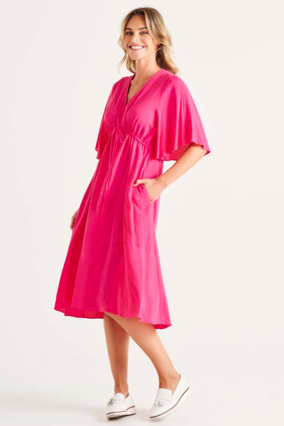 Betty Basics Saint Lucia Dress in French Rose - Hey Sara