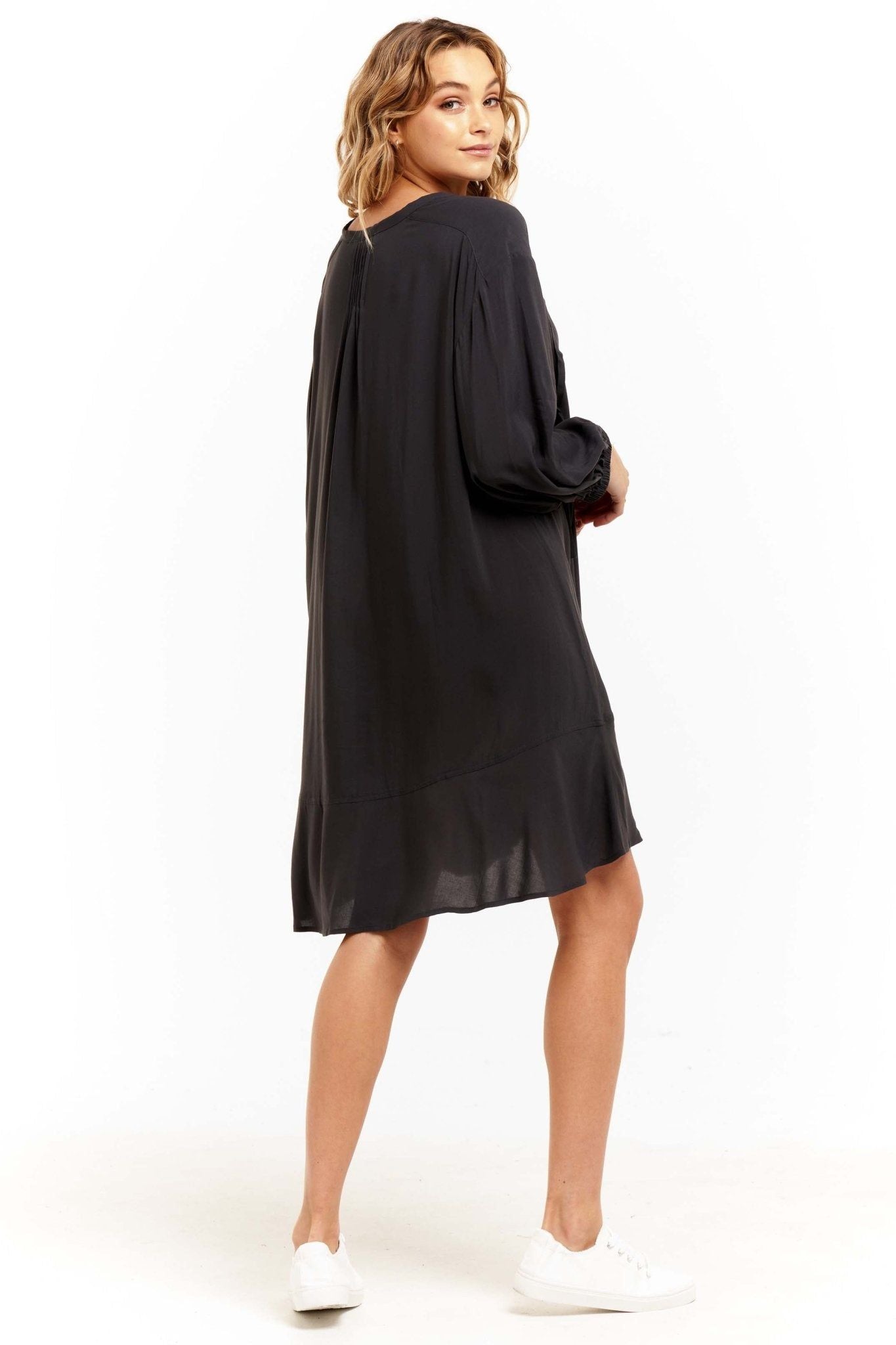 Betty Basics Samara Dress in Petrol Black - Hey Sara