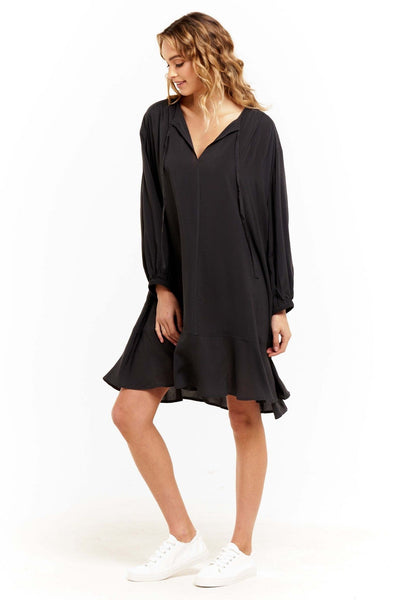 Betty Basics Samara Dress in Petrol Black - Hey Sara