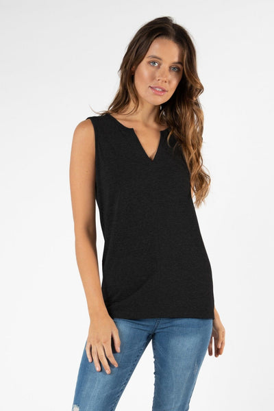 Betty Basics Seattle Tank in Black - Hey Sara