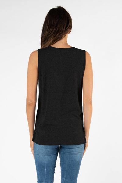 Betty Basics Seattle Tank in Black - Hey Sara