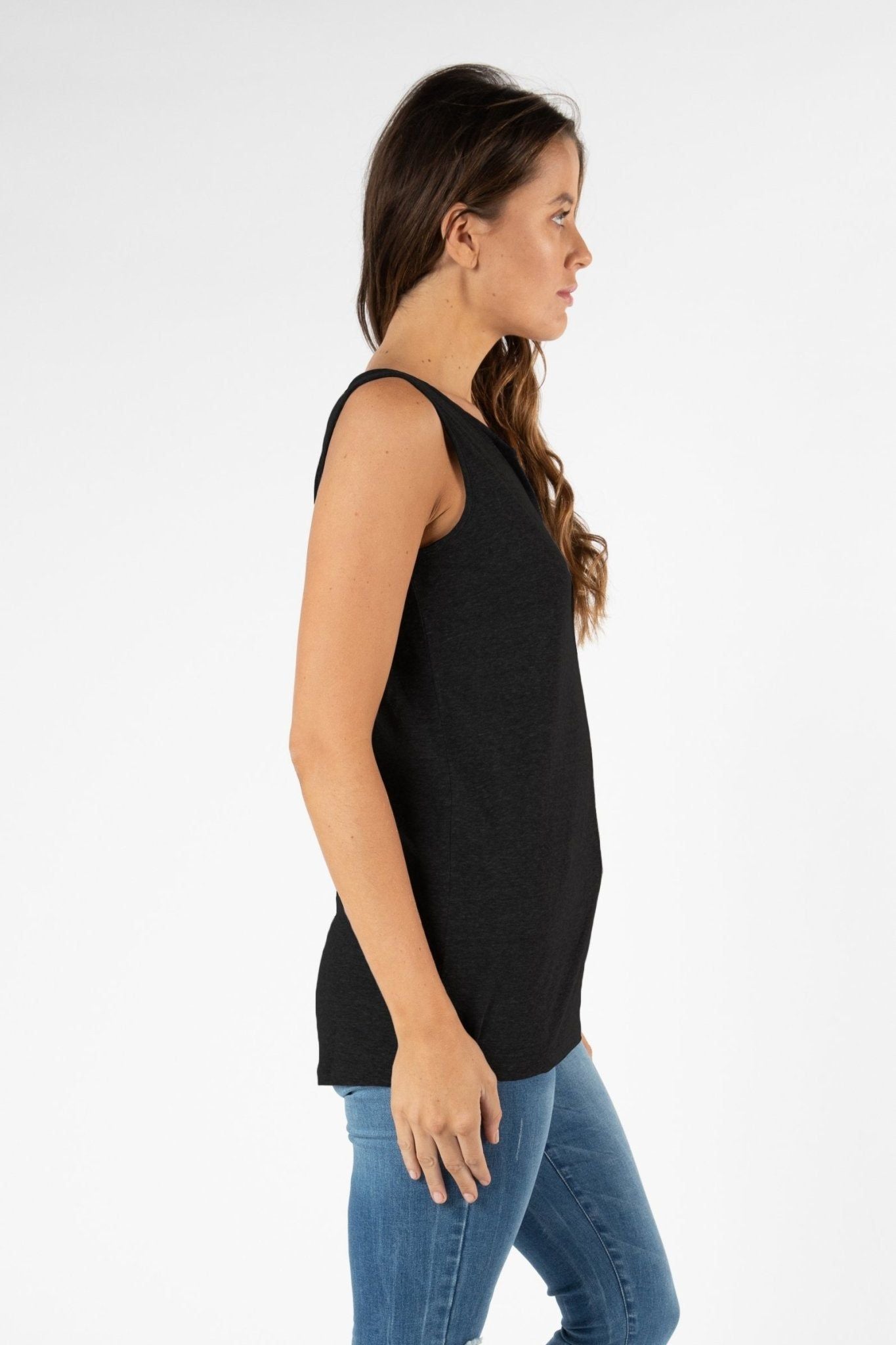 Betty Basics Seattle Tank in Black - Hey Sara