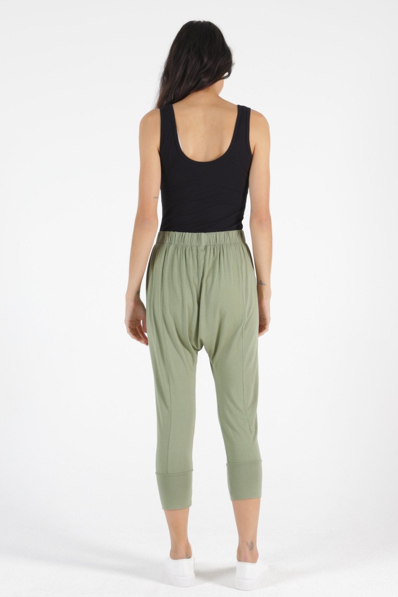 Betty Basics Soho Pants in Avocado - Hey Sara