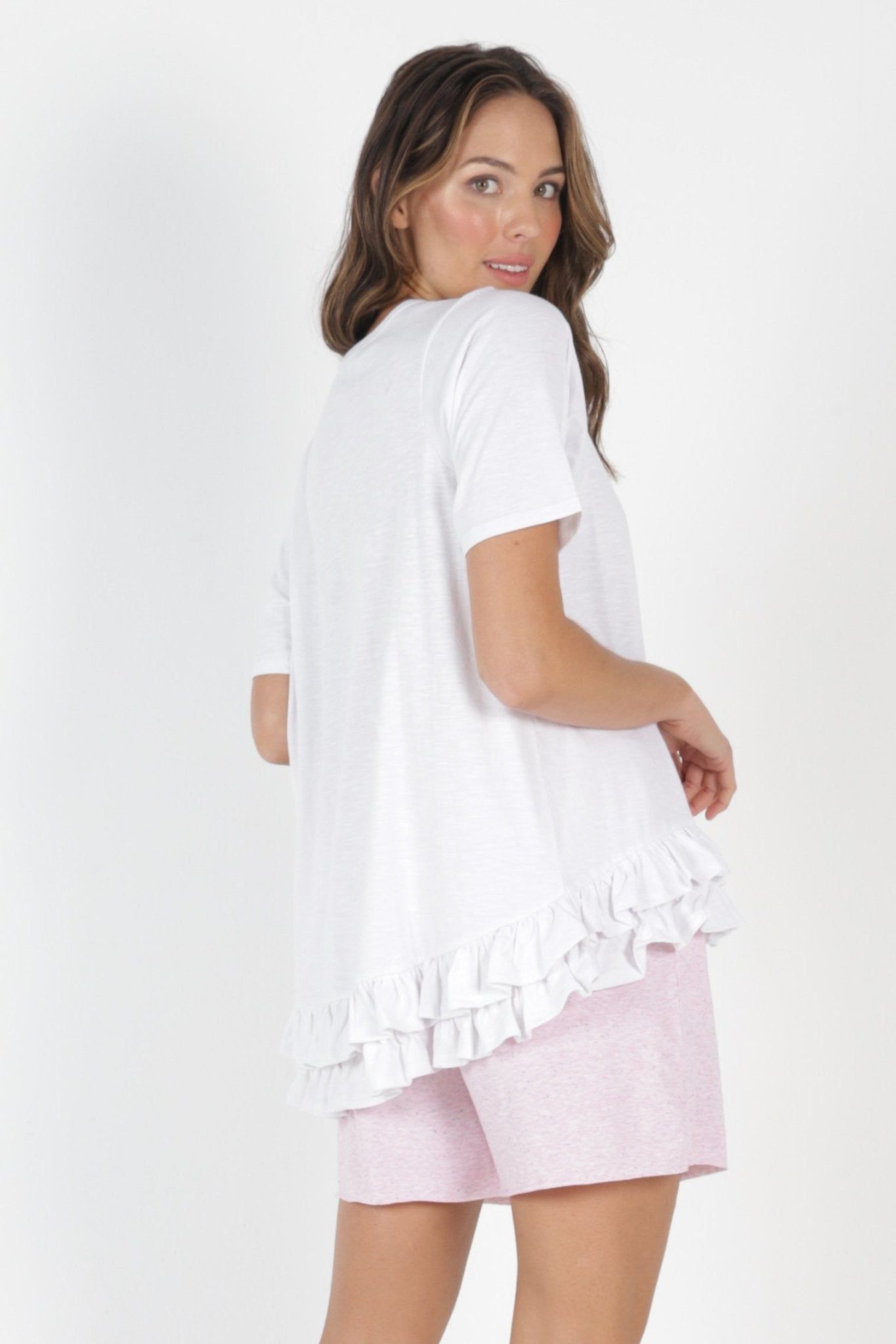 Betty Basics Sorrento Tee in White - Hey Sara
