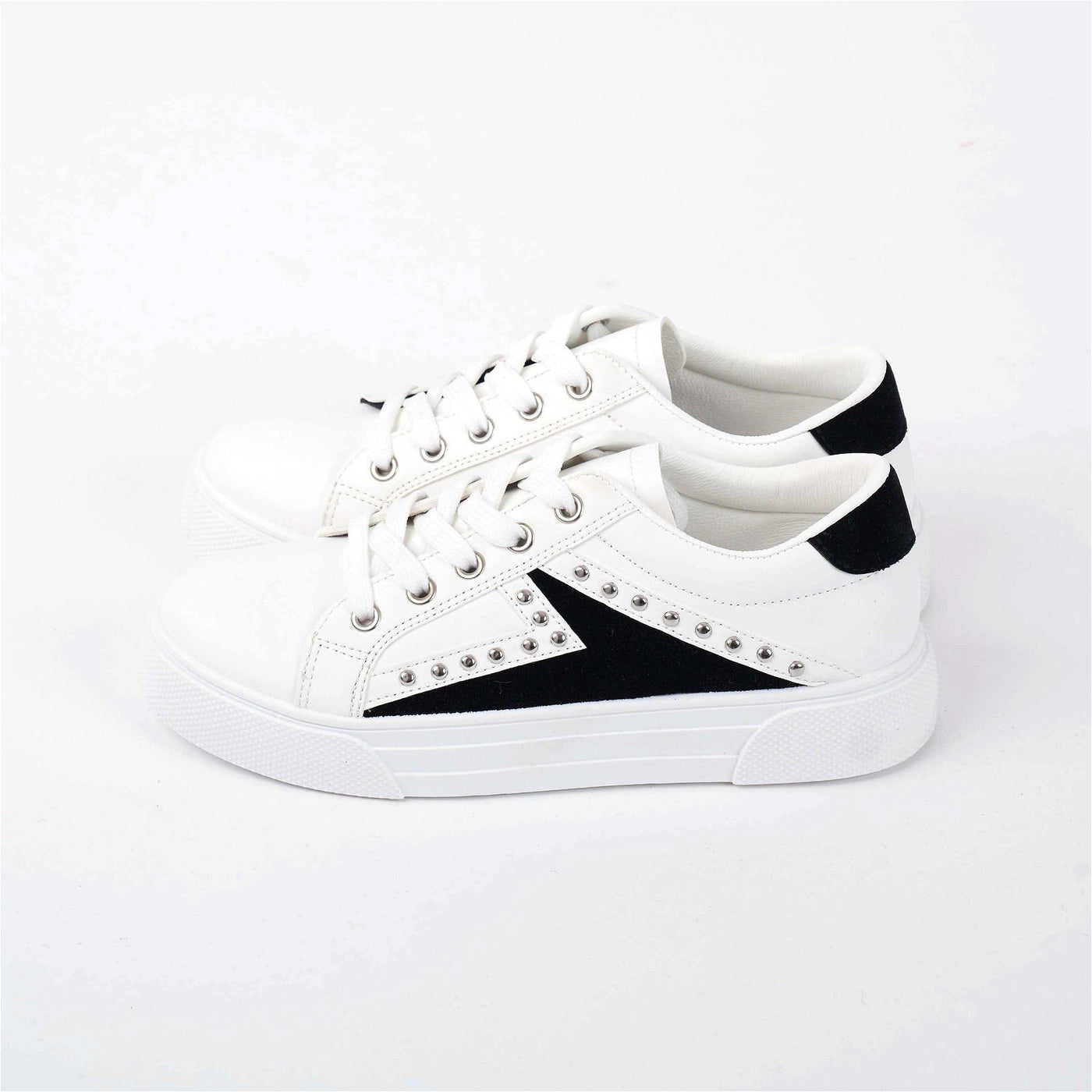 Betty Basics Stride Sneaker in White with Bling - Hey Sara