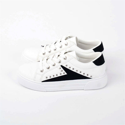 Betty Basics Stride Sneaker in White with Bling - Hey Sara