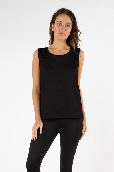 Betty Basics Swift Tank in Black - Hey Sara