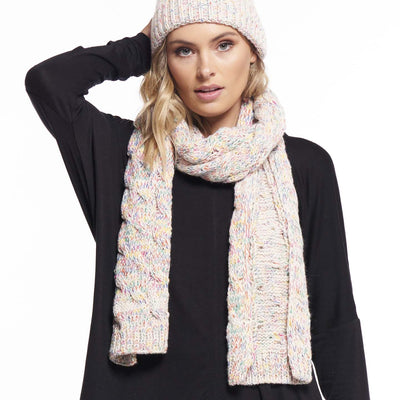 Betty Basics Thelma Knit Scarf in Rainbow Speckle - Hey Sara