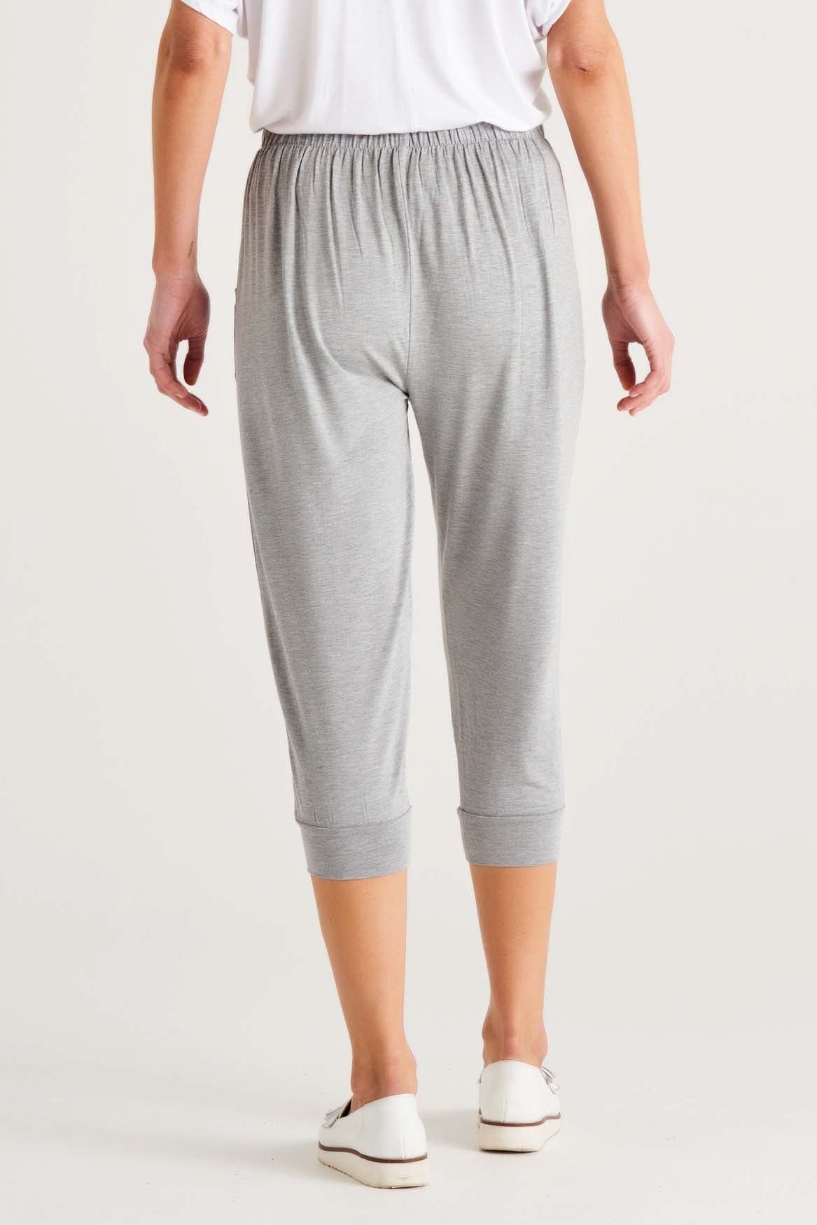 Betty Basics Tokyo Pant in Grey Marle - Hey Sara