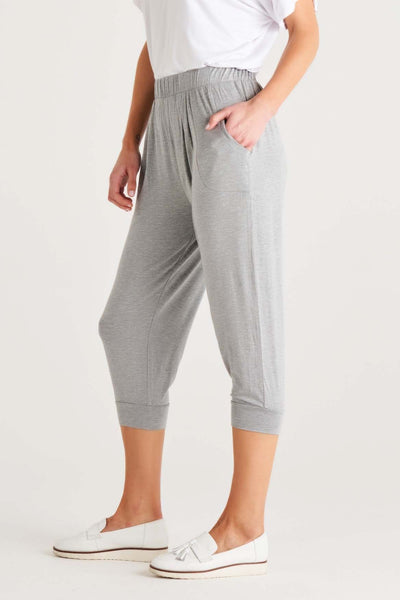 Betty Basics Tokyo Pant in Grey Marle - Hey Sara