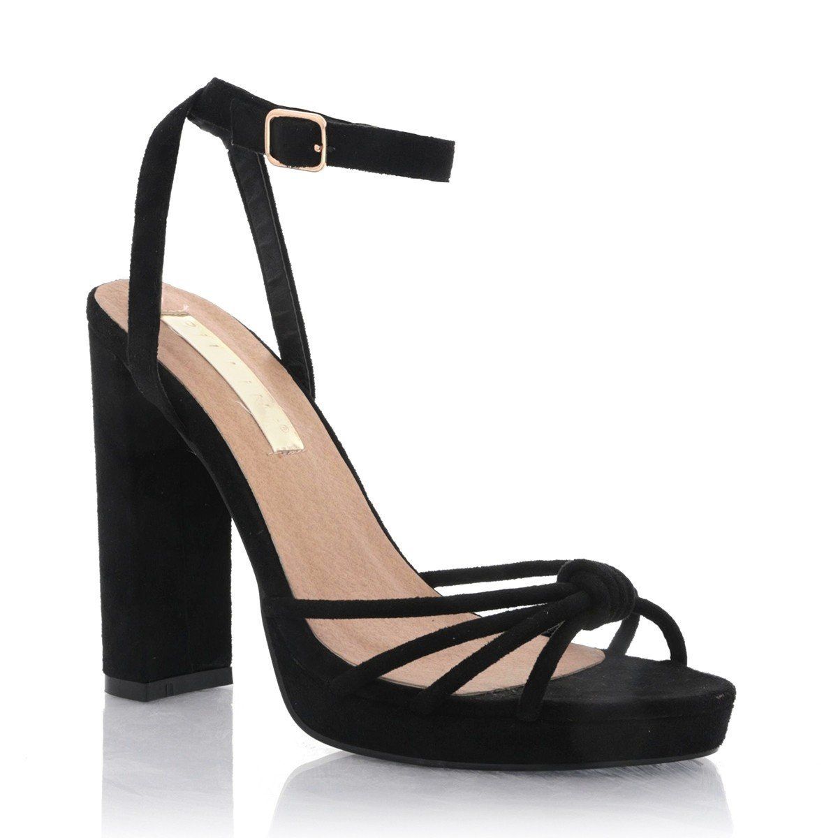 Billini Quentin Platform Heel in Black Suede - Hey Sara