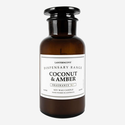 Lantern Cove Dispensary Coconut and Amber 14.5oz Candle