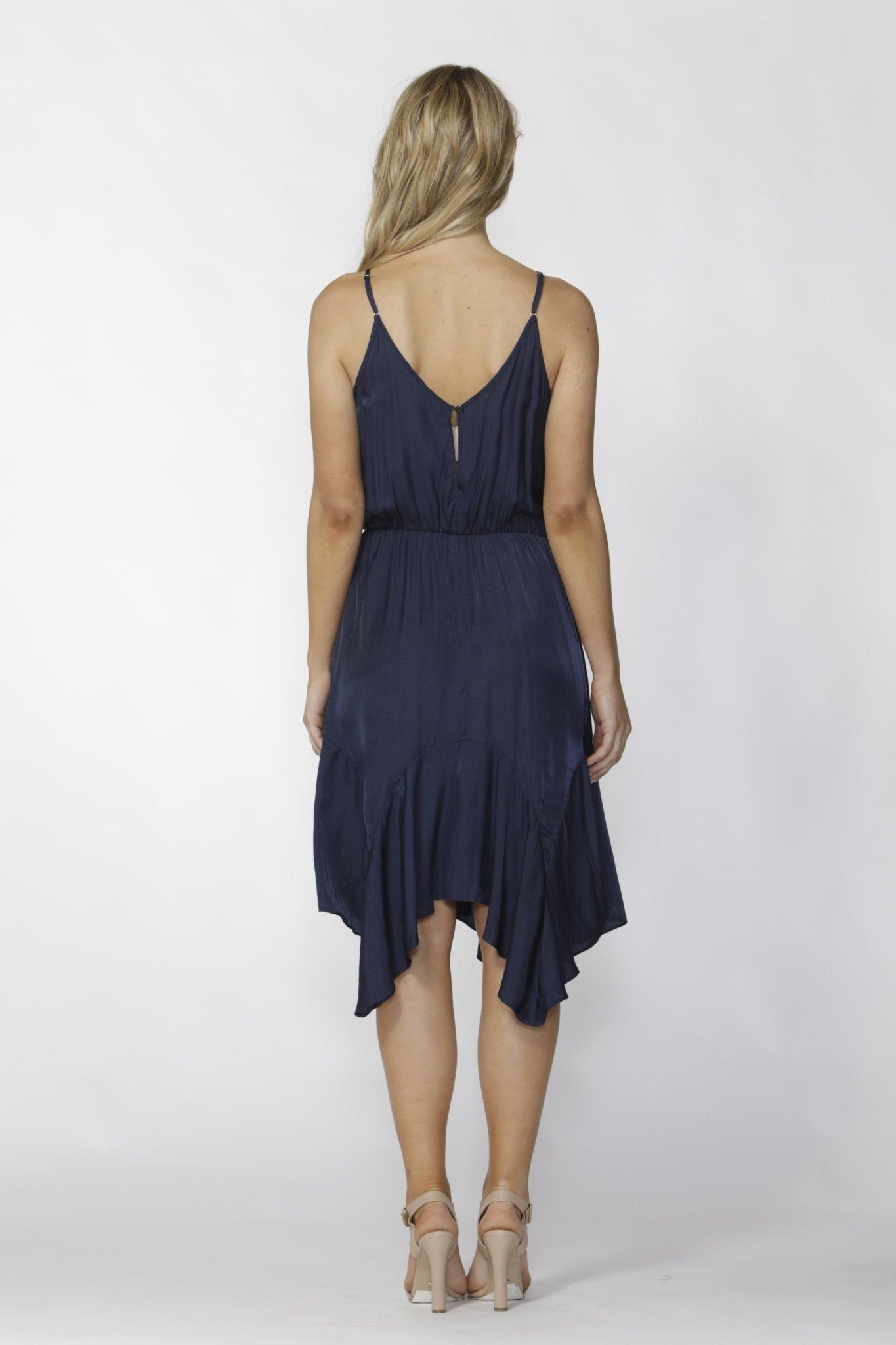 Fate + Becker Blooming Dress in Midnight Navy - Hey Sara