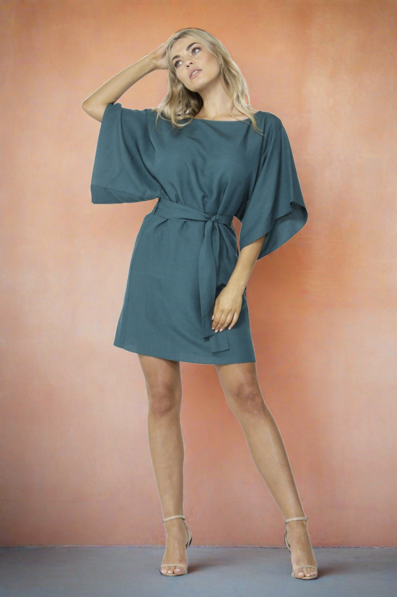 Fate + Becker Easy Distraction Dress in Jade - Hey Sara