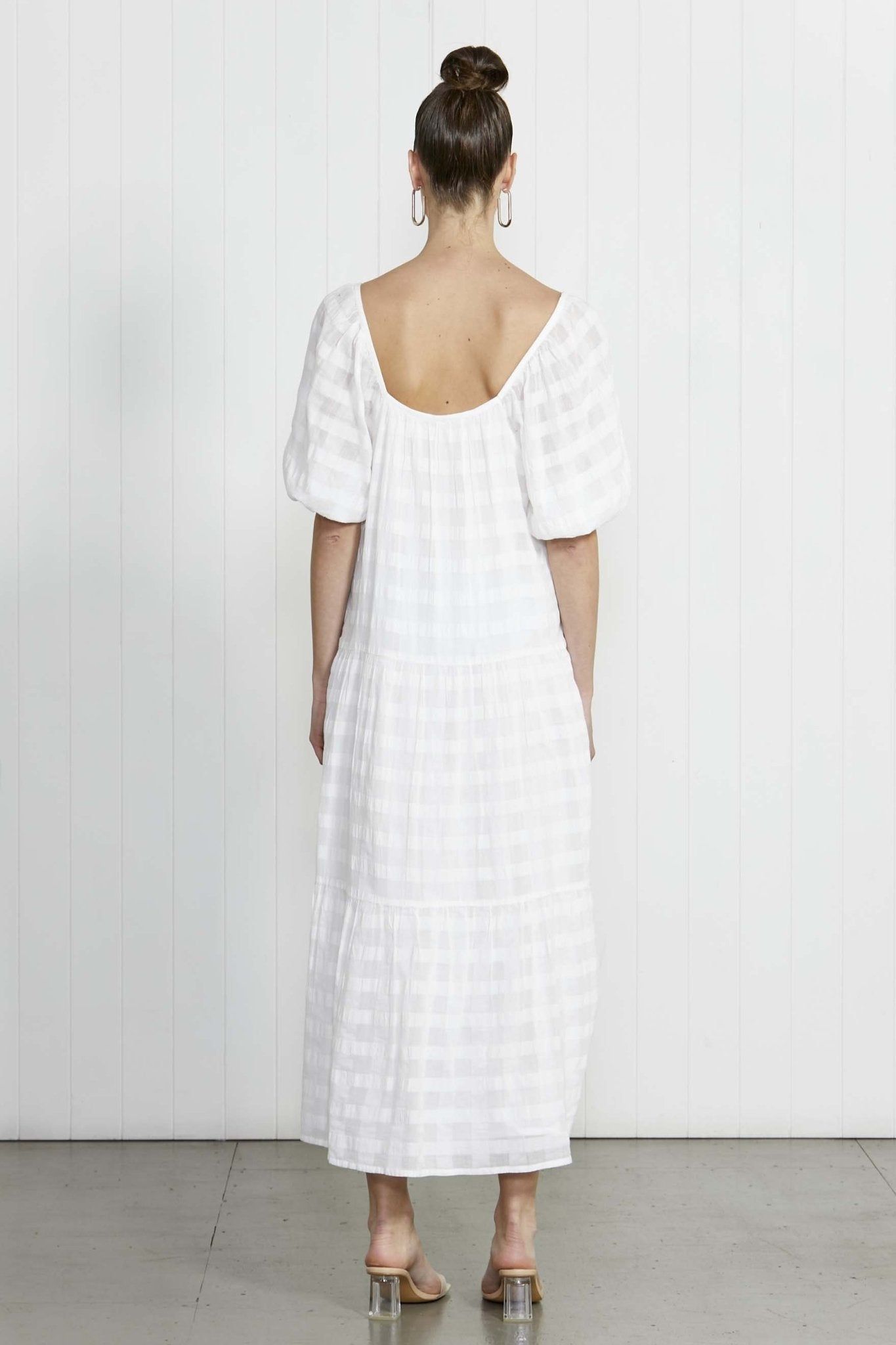 Fate + Becker For You Midi Dress in White - Hey Sara