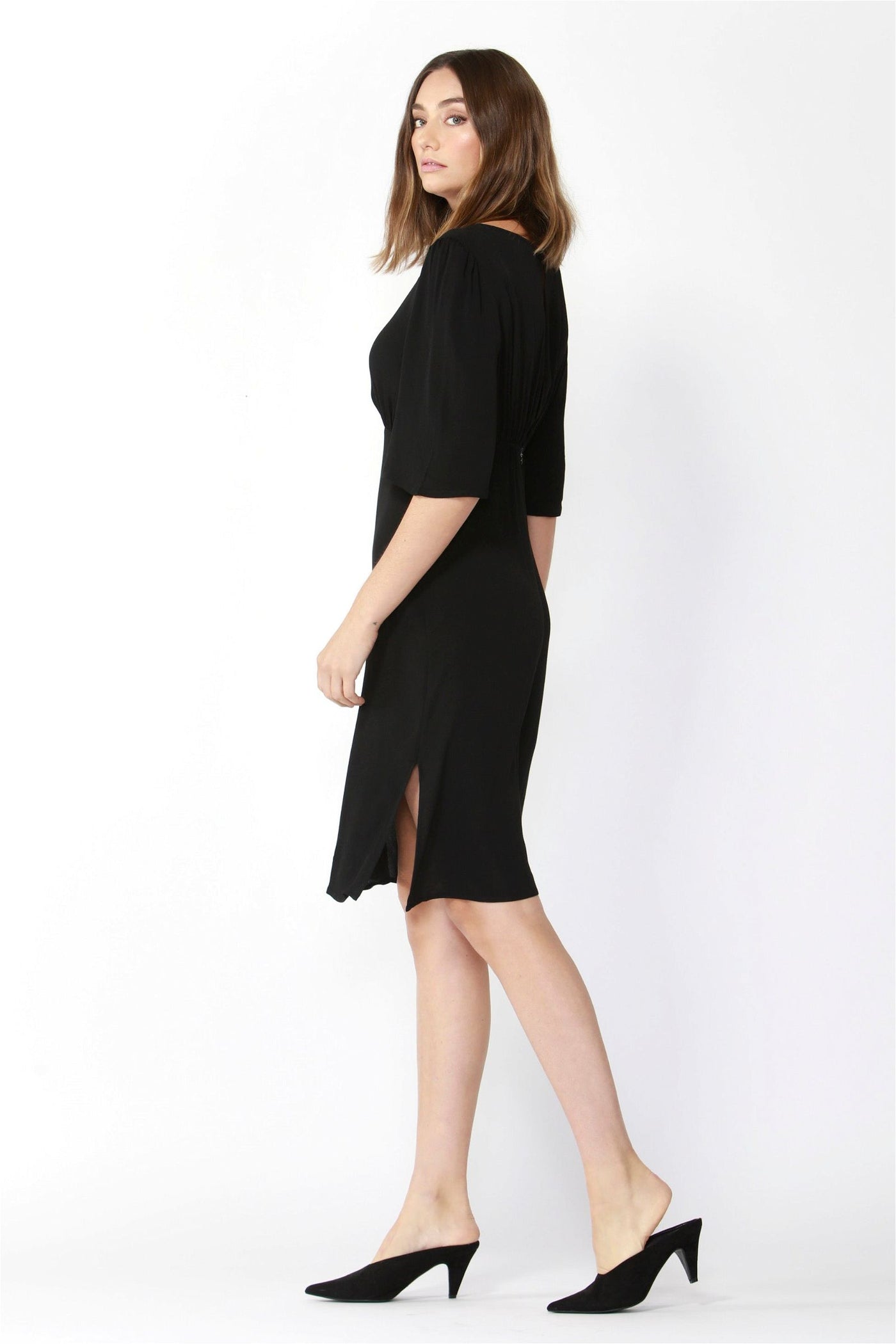 Fate + Becker Keep It Real Dress in Black - Hey Sara