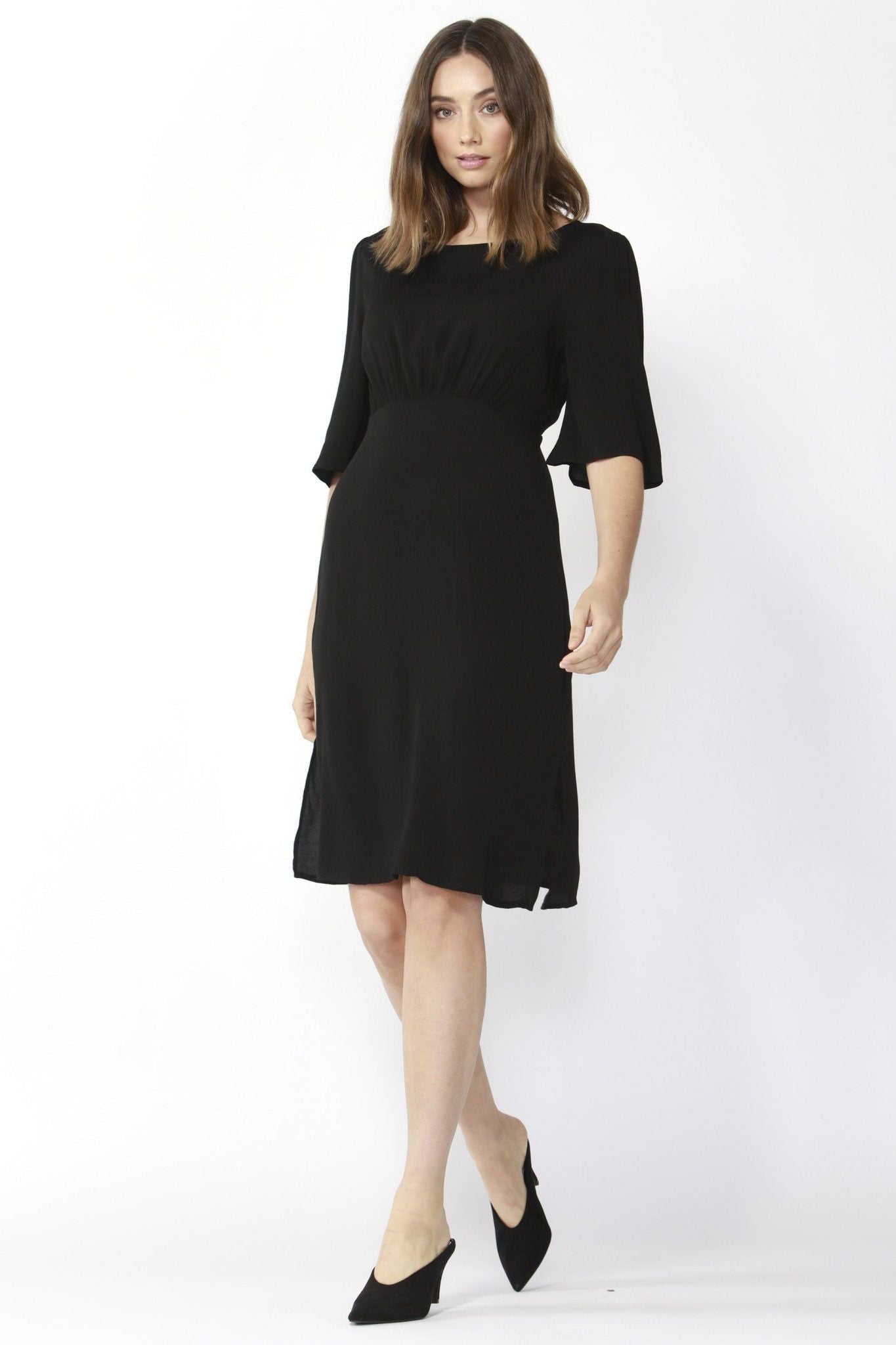 Fate + Becker Keep It Real Dress in Black - Hey Sara