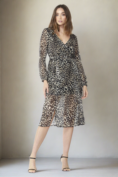 Fate + Becker On The Run Dress in Leopard Print - Hey Sara