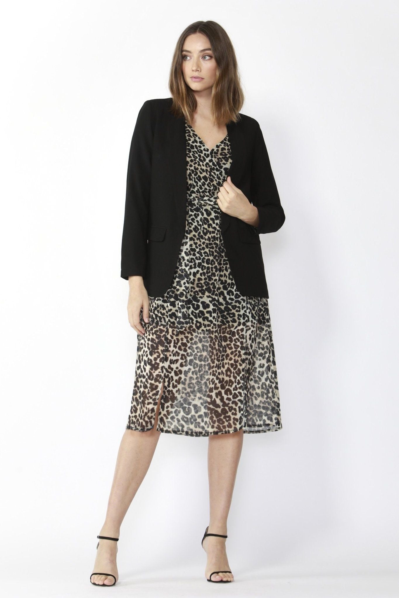 Fate + Becker On The Run Dress in Leopard Print - Hey Sara